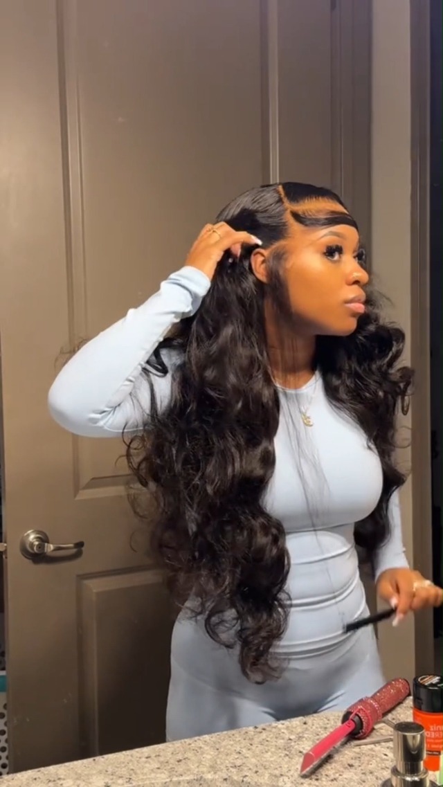 Amazon.com : 30 Inch 13x6 Lace Front Wigs Human Hair 200 Density